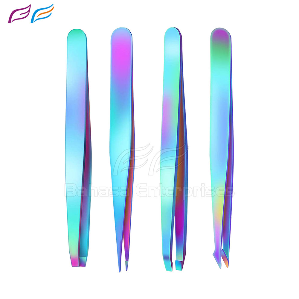 Rainbow Eyebrow Tweezer Set